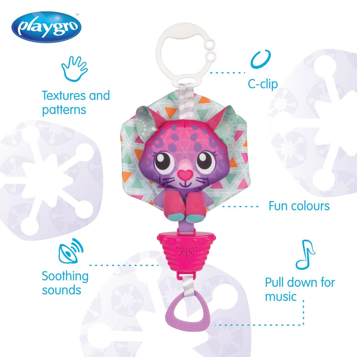 Playgro Musical Polar Pals Cat Muziekdoosje P0188321 - Afbeelding 3