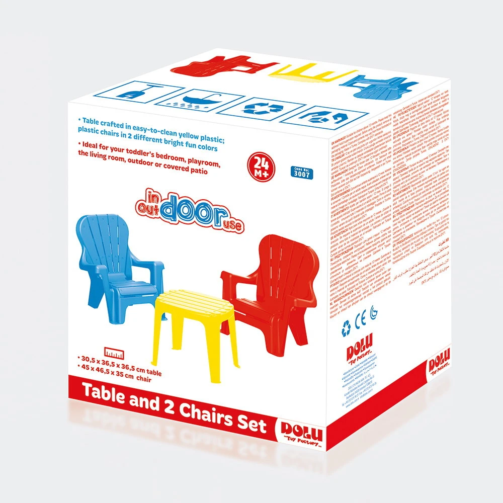 Dolu Multicolor Tafel Met Stoeltjes 3007 - Afbeelding 4