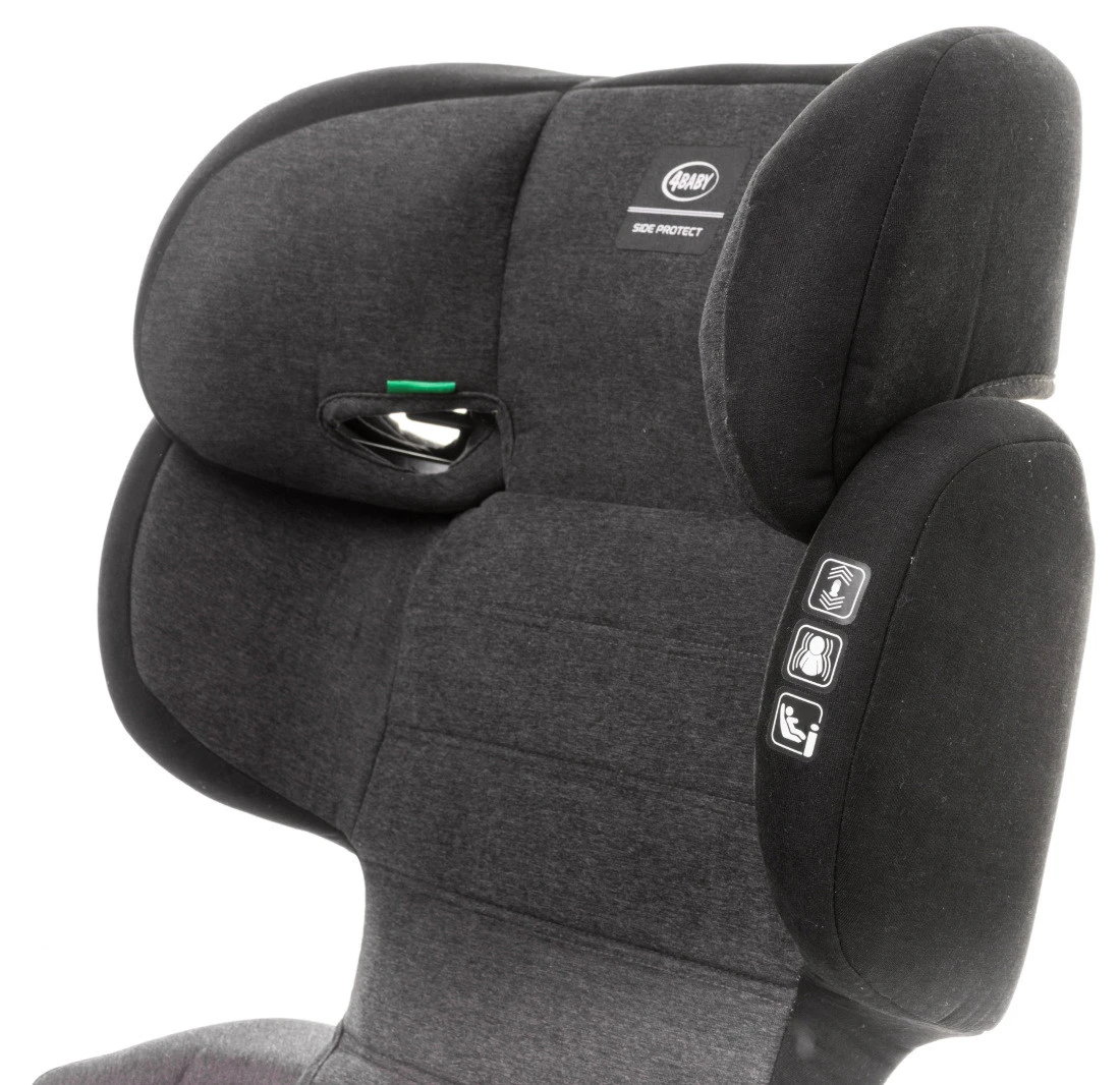 4Baby Euro-Fix Dark Grey 15-36kg I-Size Autostoel - Afbeelding 5