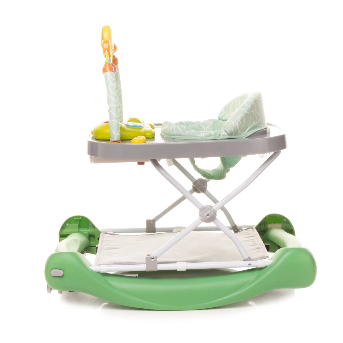 4Baby Swing'n Push Green 3- In-1 Loopstoel Met Schommelfunctie - Afbeelding 4