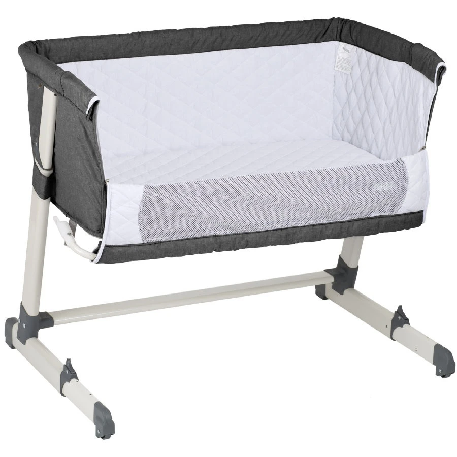 Babygo Together Dark Grey Wieg Aan Bed 460-4 - Afbeelding 2
