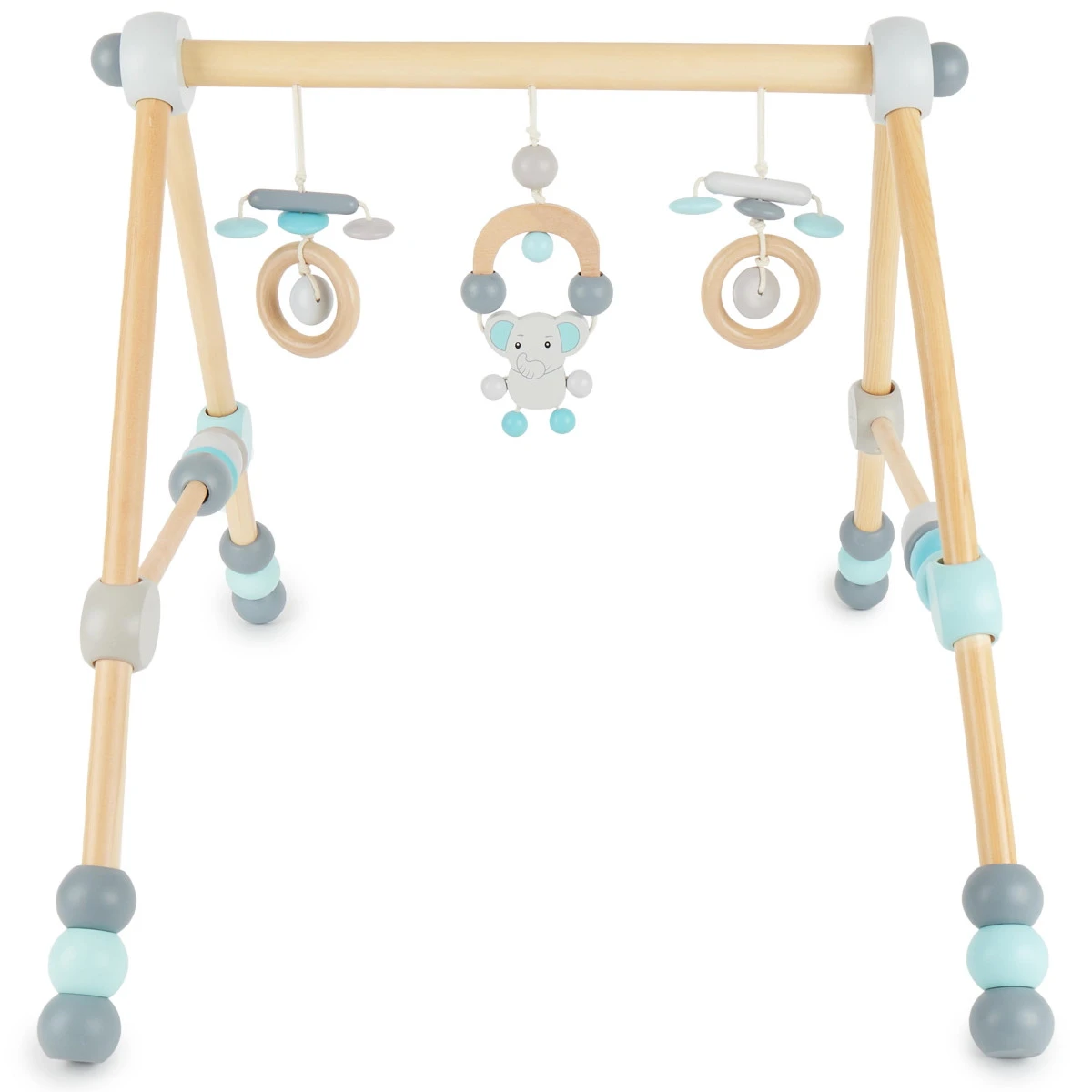 Bieco Olifant Verstelbare Houten Babygym 23000057 - Afbeelding 2