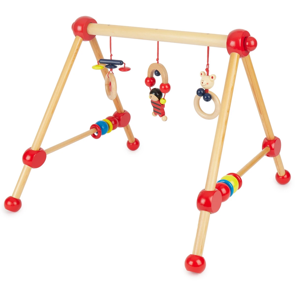 Bieco Toys My First Gym Red Houten Babygym 23000004