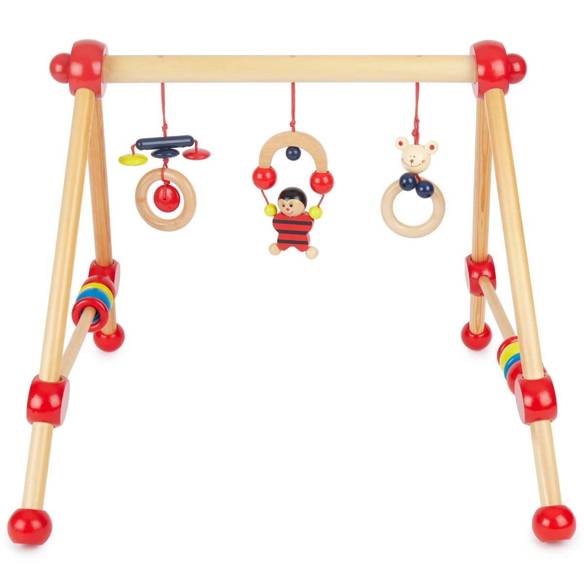 Bieco Toys My First Gym Red Houten Babygym 23000004 - Afbeelding 2