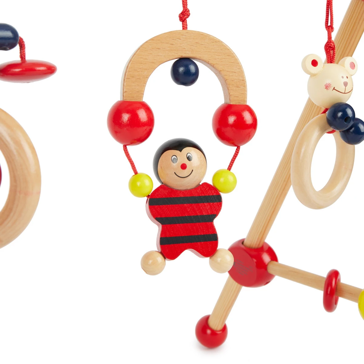Bieco Toys My First Gym Red Houten Babygym 23000004 - Afbeelding 5