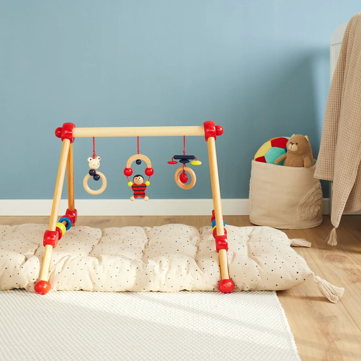 Bieco Toys My First Gym Red Houten Babygym 23000004 - Afbeelding 7