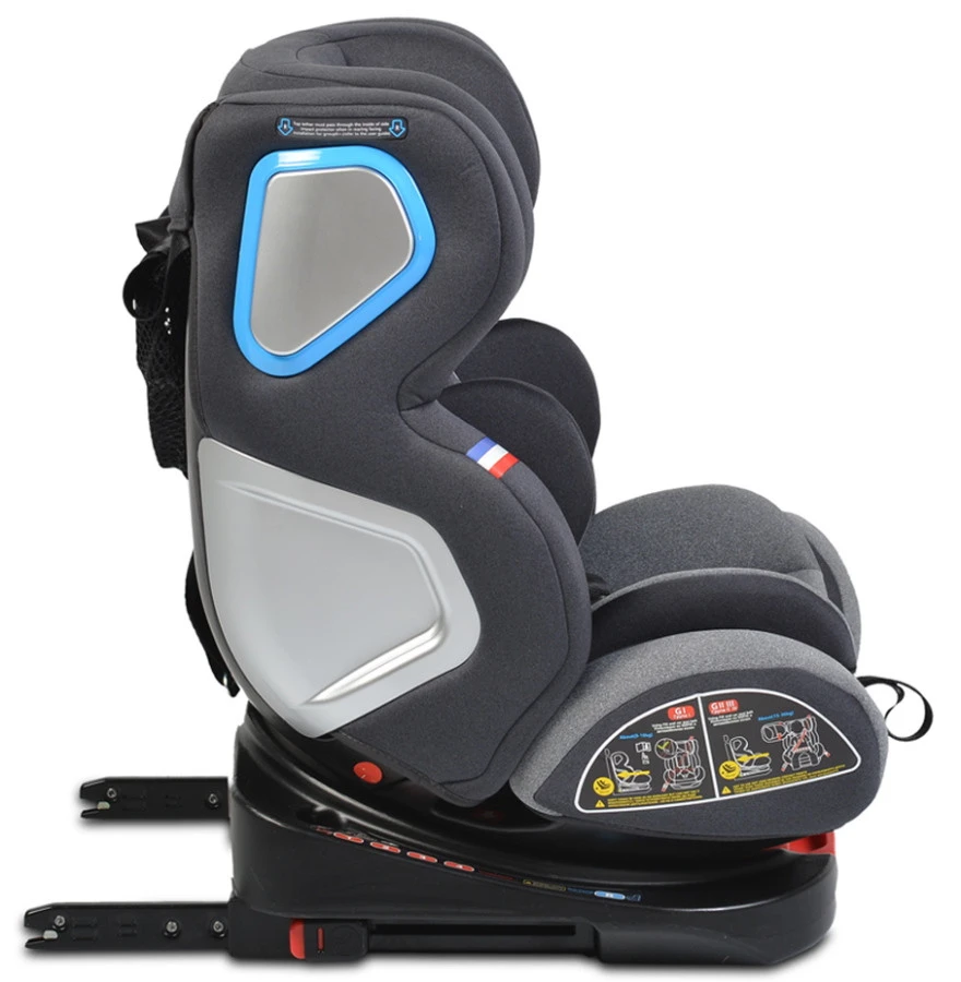 Cangaroo Colonel Dark Grey SPS Isofix 0-36 Kg Autostoel 0212 - Afbeelding 2