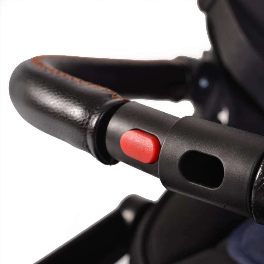 Cangaroo Jockey Trike Beige Stars Driewieler Met Duwstang En Zonnekap - Afbeelding 15