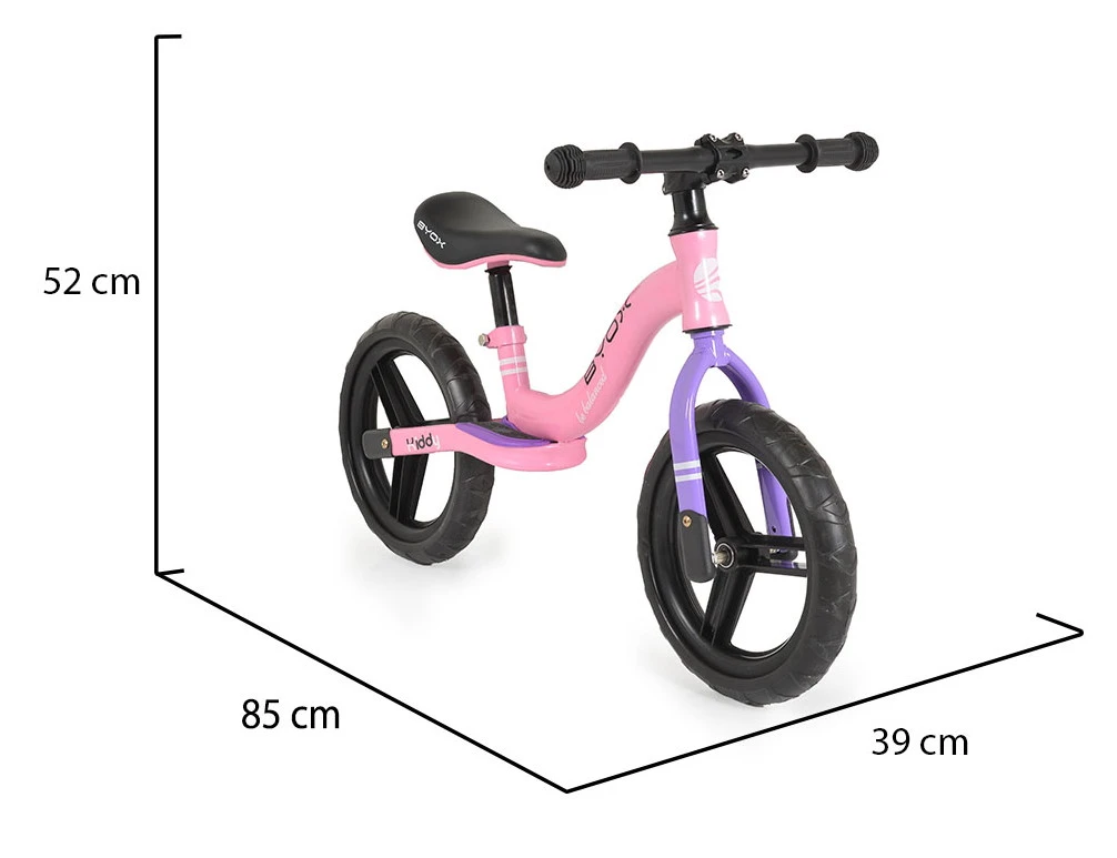 Cangaroo Kiddy Roze Loopfiets 109568 - Afbeelding 4