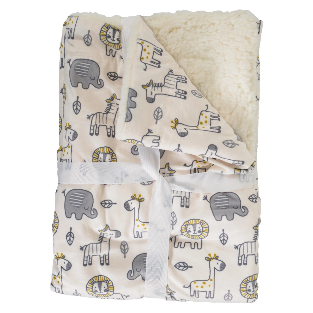 Cangaroo Shaggy Beige 75 X 105 Cm Wiegdeken 108060