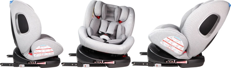 Ding Cruz Light Grey 360° Isofix Autostoel 0-36kg DI-101921 - Afbeelding 4