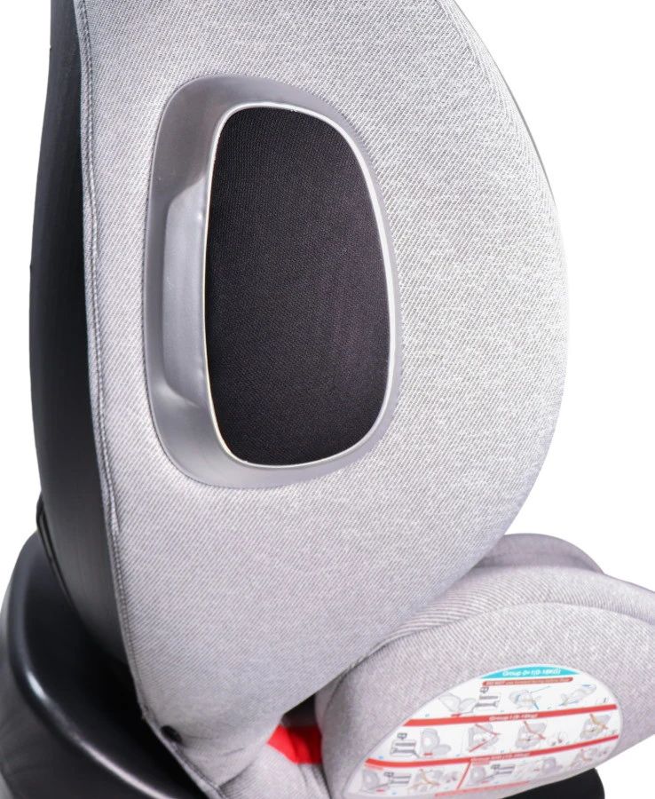 Ding Cruz Light Grey 360° Isofix Autostoel 0-36kg DI-101921 - Afbeelding 9