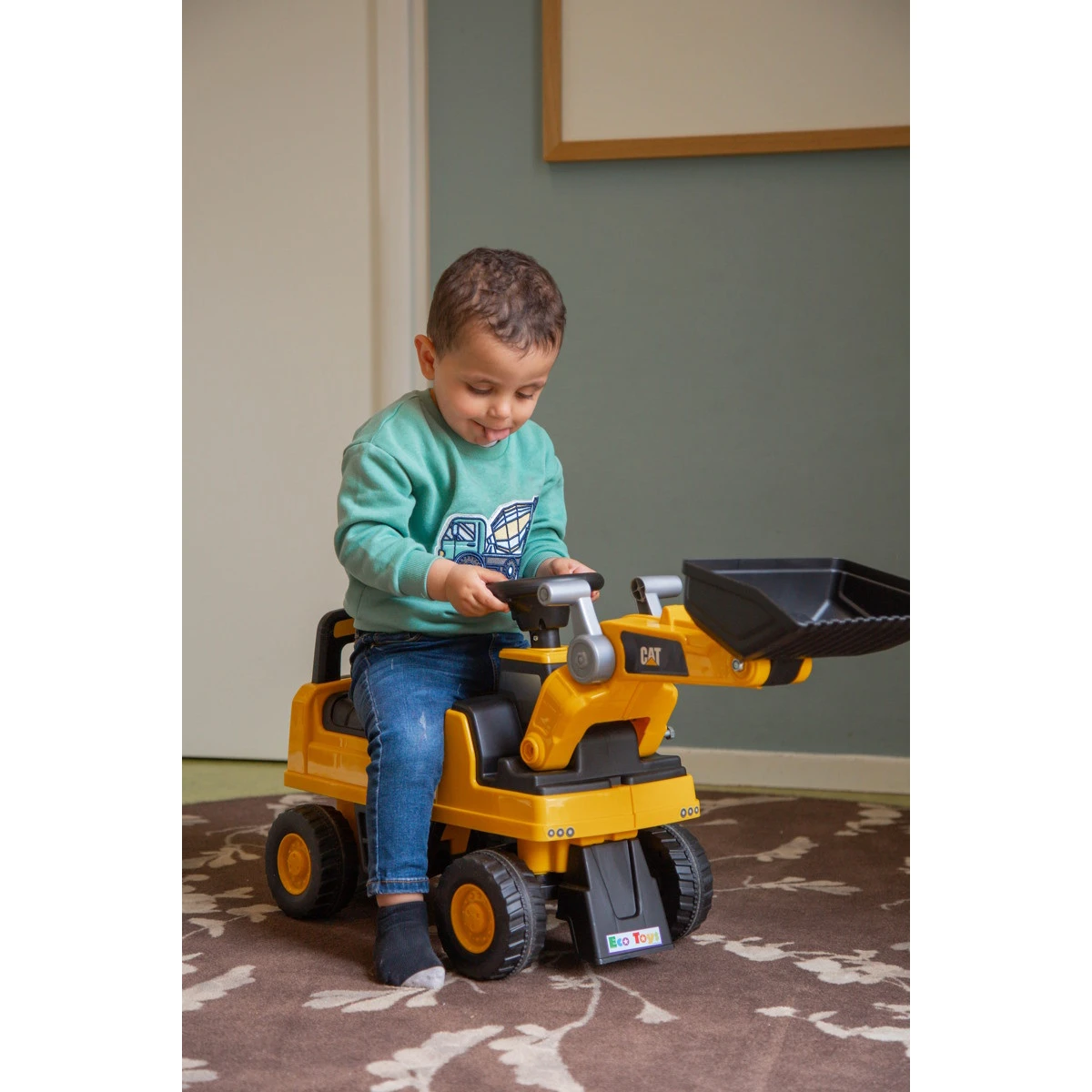 Eco Toys CAT Graafmachine Loopauto 662 - Afbeelding 8