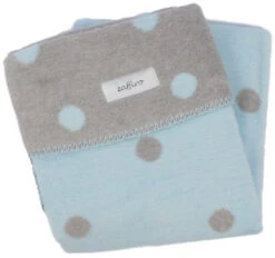 Zaffiro Grijs & Blauw Gestipt 100 X 150 Cm Ledikantdeken 15328