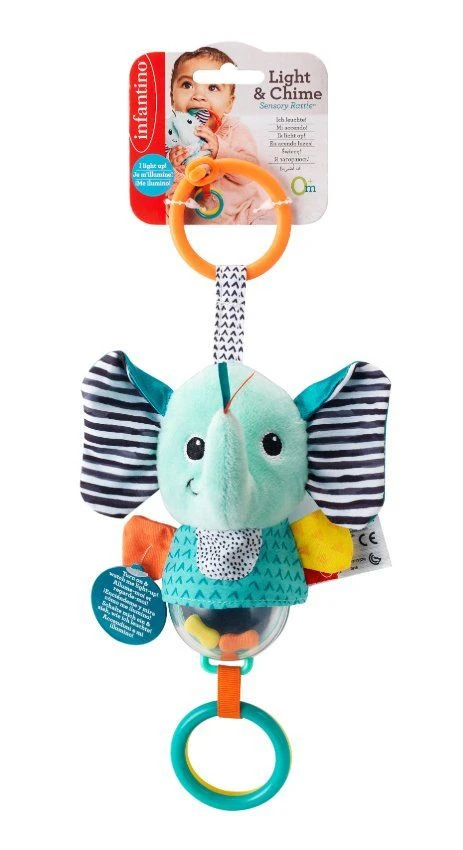 Infantino Light & Chime Elephant Buggyspeeltje BK-216318 - Afbeelding 2