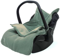 Jollein Basic Knit Forest Green 3/5 Punts 0-9 Maanden Autostoel Voetenzak 025-811-65371