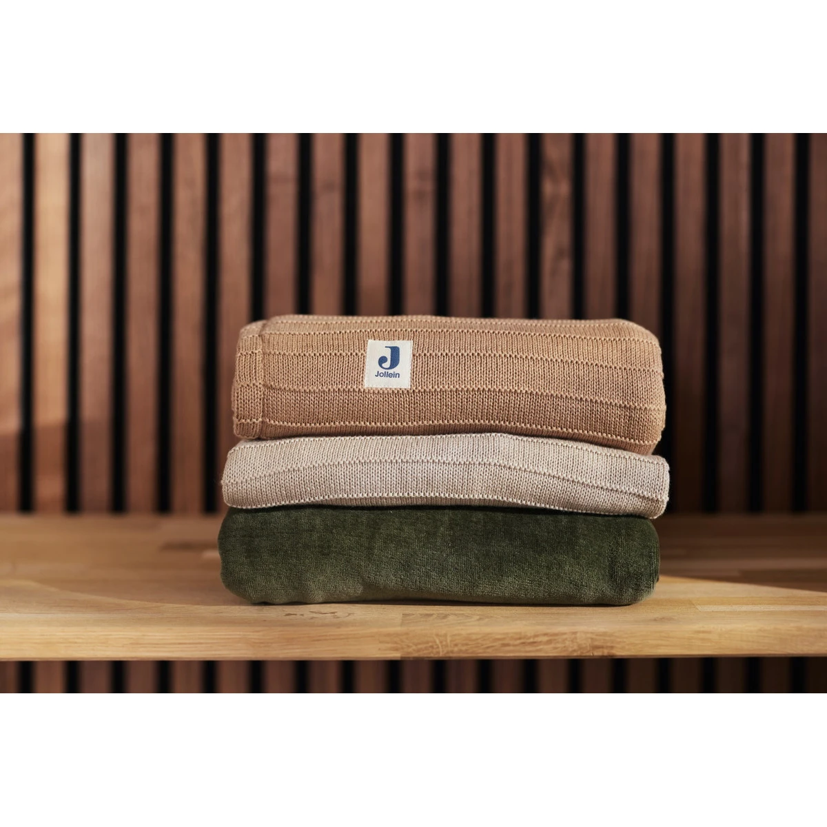 Jollein Pure Knit Biscuit 100x150 Cm Ledikantdeken 516-522-67012 - Afbeelding 10