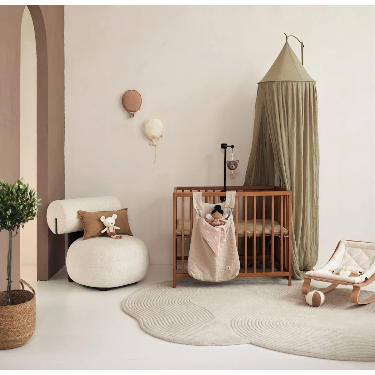 Jollein Zwart Houten Arm Voor Mobiel 116-001-64576 - Afbeelding 7