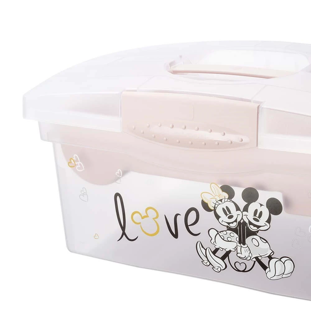 Keeeper Minnie Mouse Roze Draagbare Opbergbox Met Organizer 1220258124700 - Afbeelding 5