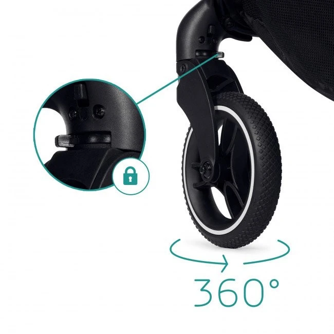 Kinderkraft All Road Ash Grey Wandelwagen KKWALROAGR0000 - Afbeelding 13