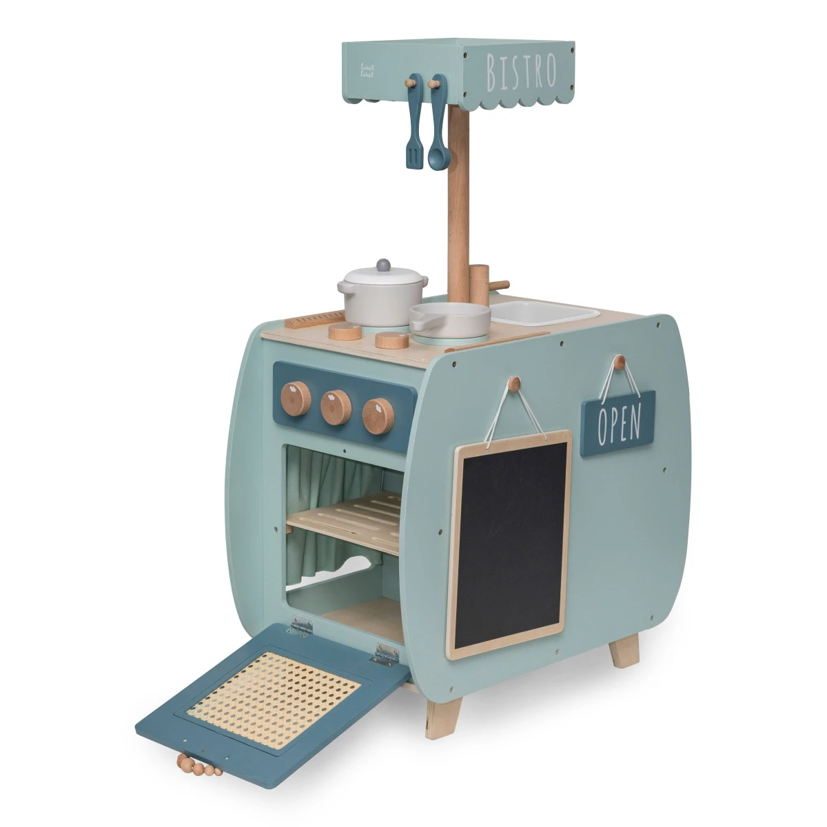 Label Label Groen Houten Bistro Keuken LLWT-34758 - Afbeelding 5