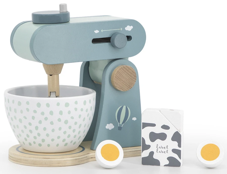 Label Label Groen Houten Keukenmixer LLWT-24913 - Afbeelding 2