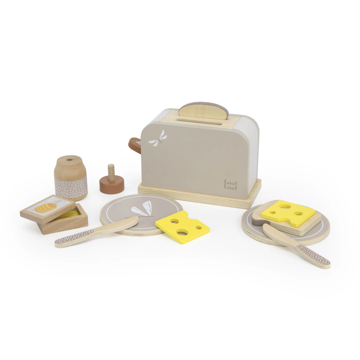 Label Label Nougat Houten Broodrooster LLWT-37094 - Afbeelding 2