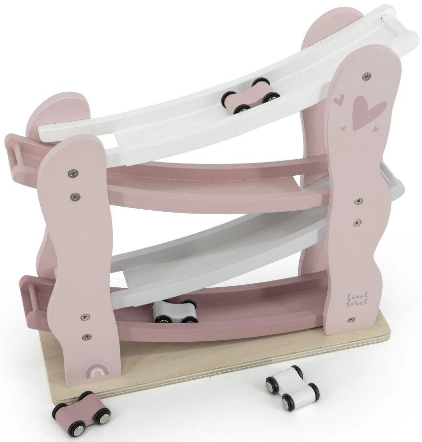 Label Label Roze Houten Autobaan LLWT-25125 - Afbeelding 3