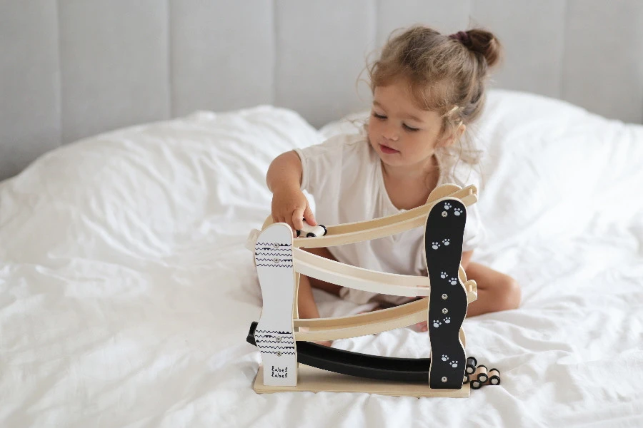 Label Label Roze Houten Autobaan LLWT-25125 - Afbeelding 4