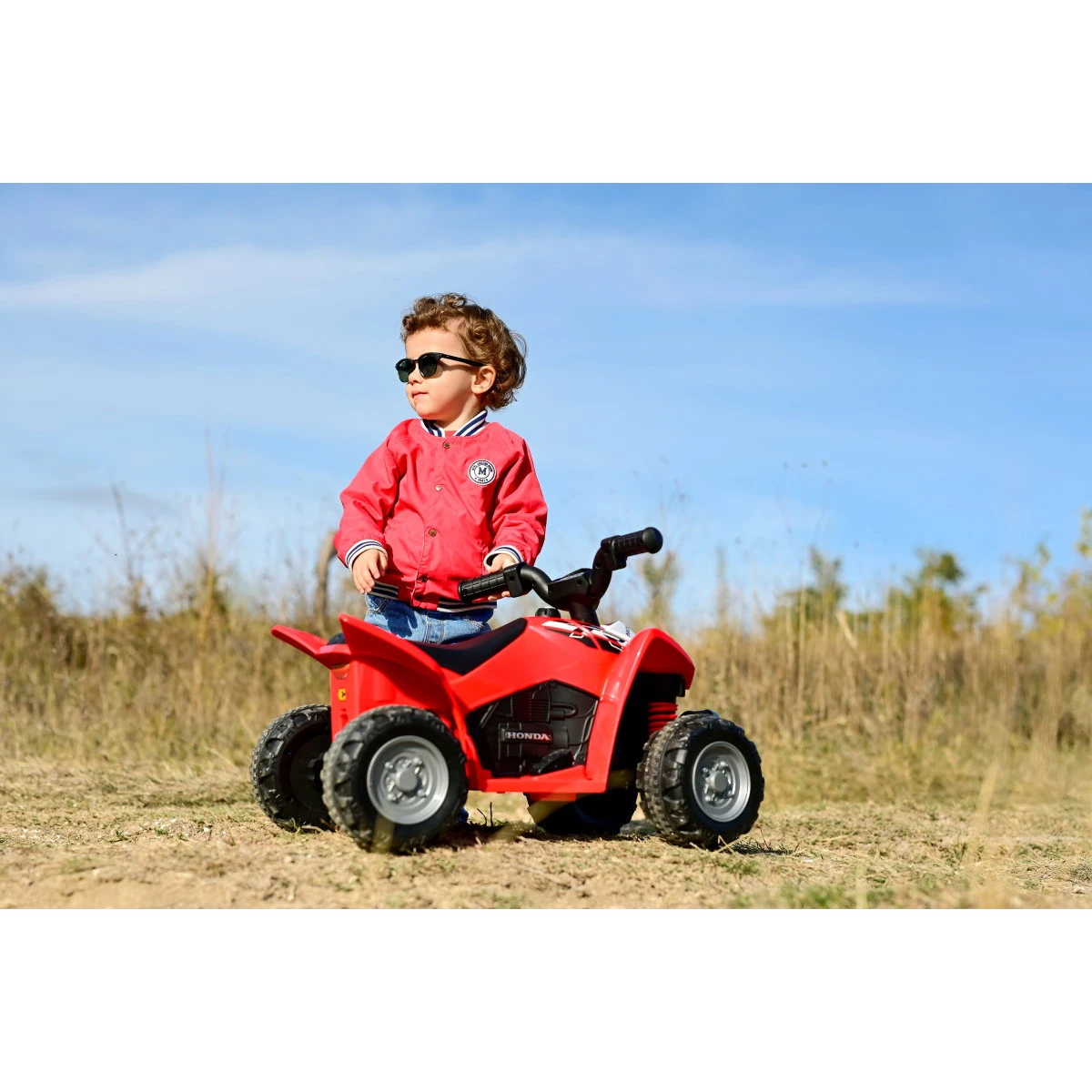 Lorelli Ride On Car ATV Honda Rood Elektrische Kinder Quad 1043001-0001 - Afbeelding 3