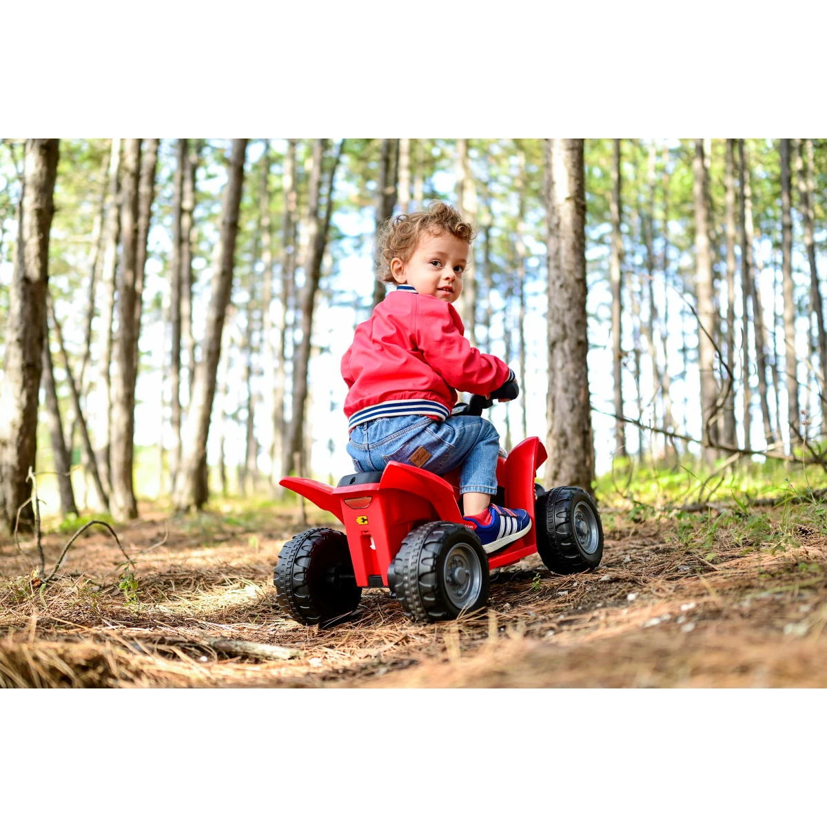 Lorelli Ride On Car ATV Honda Rood Elektrische Kinder Quad 1043001-0001 - Afbeelding 2