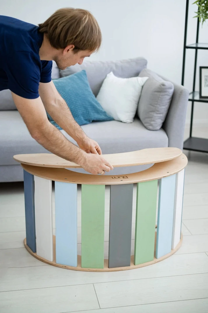 Luna Toys Houten Tafelblad Voor Schommelstoel LU-36912 - Afbeelding 3