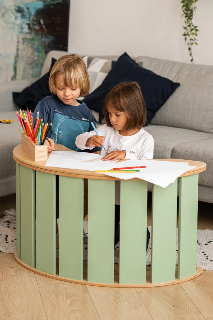 Luna Toys Houten Tafelblad Voor Schommelstoel LU-36912 - Afbeelding 2