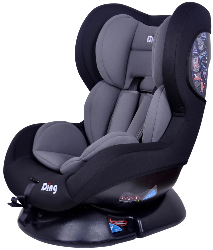 Ding Dano Zwart/Grijs Autostoel 0-18 Kg CS002 - Afbeelding 3