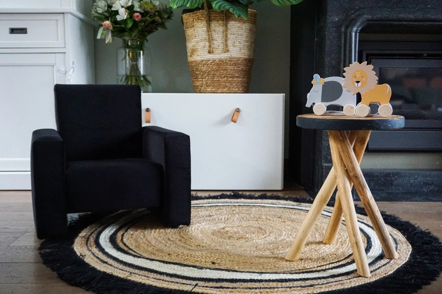 Ding Jamie Velvet Grijs Kinderfauteuil DI-34204 - Afbeelding 11