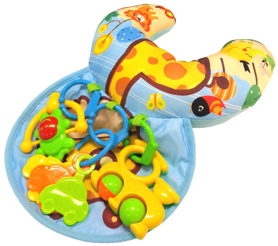 Eco Toys Jungle Blauw Giraffe Buiktrainer HC476456