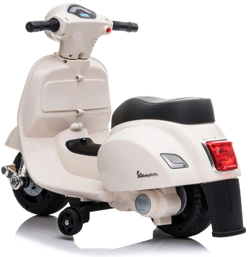 Eco Toys White Elektrische Vespa Scooter H1 - Afbeelding 2