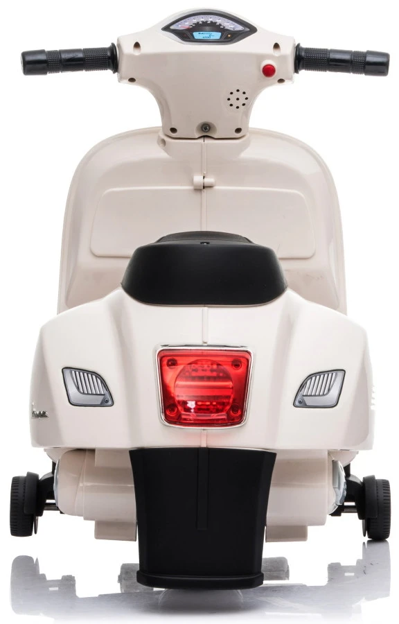 Eco Toys White Elektrische Vespa Scooter H1 - Afbeelding 4