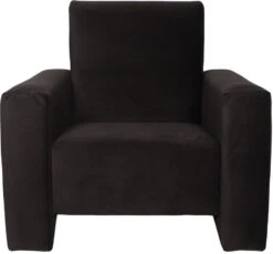 Ding Jamie Velvet Zwart Kinderfauteuil DI-34203