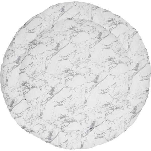 MamaLoes Marmer Wit 90 Cm Rond Boxkleed ML020208