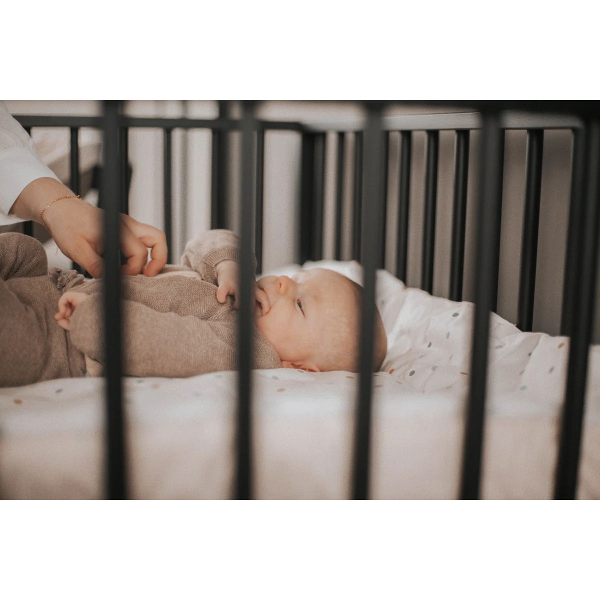 MamaLoes Nougat Bloemen 80 X 100 Cm Omkeerbaar Boxkleed ML020233 - Afbeelding 7