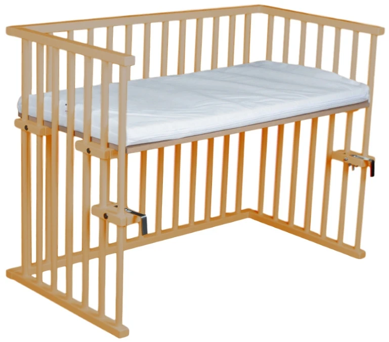Amal II Piccolo Naturel Wieg Aan Bed Incl. Matras