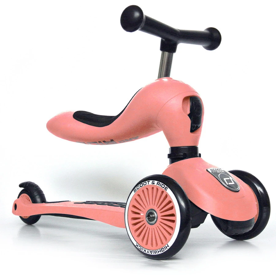 Scoot And Ride Peach Highwaykick 1 Step/Loopfiets SR-96353 - Afbeelding 3