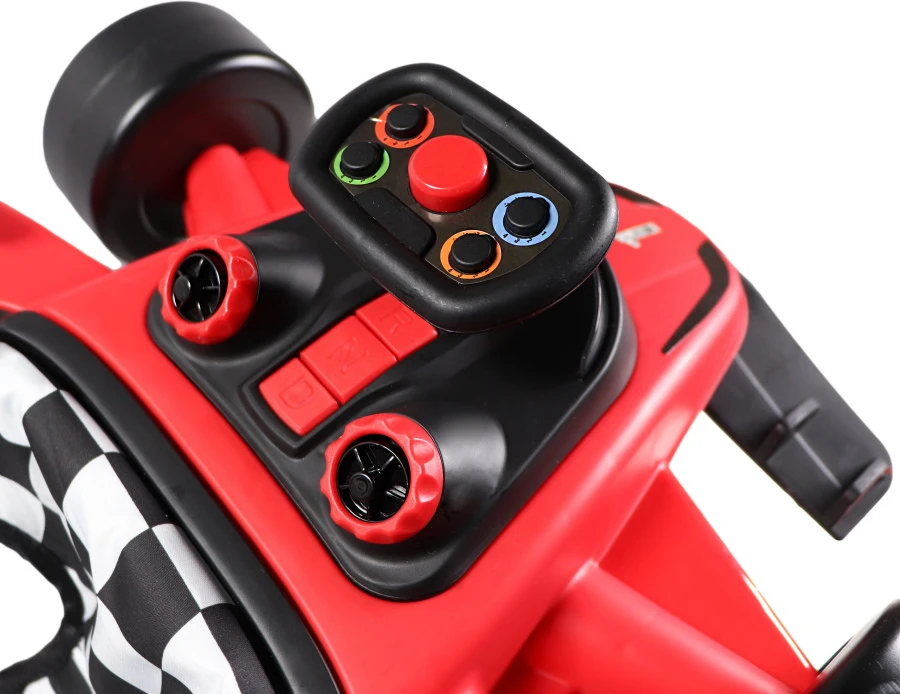Tryco F1 Racer Red 2-in-1 Loopstoel En Loopwagen TR-362702 - Afbeelding 8