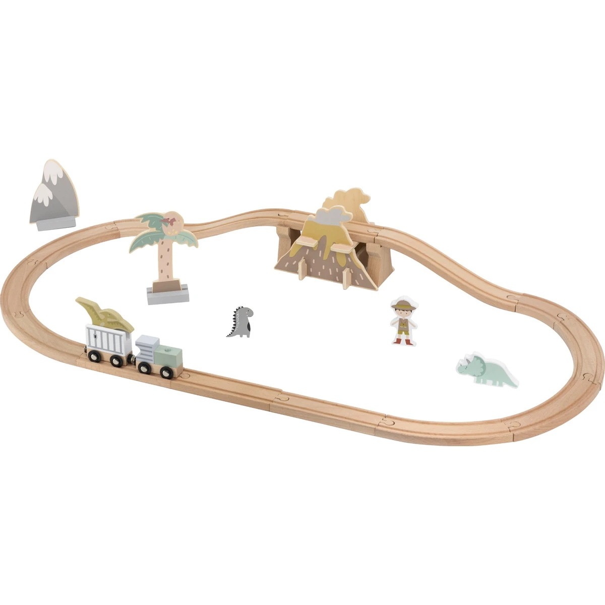 Tryco Houten Treinbaanset - Uitbreidingsset Dino's TR-353078 - Afbeelding 2