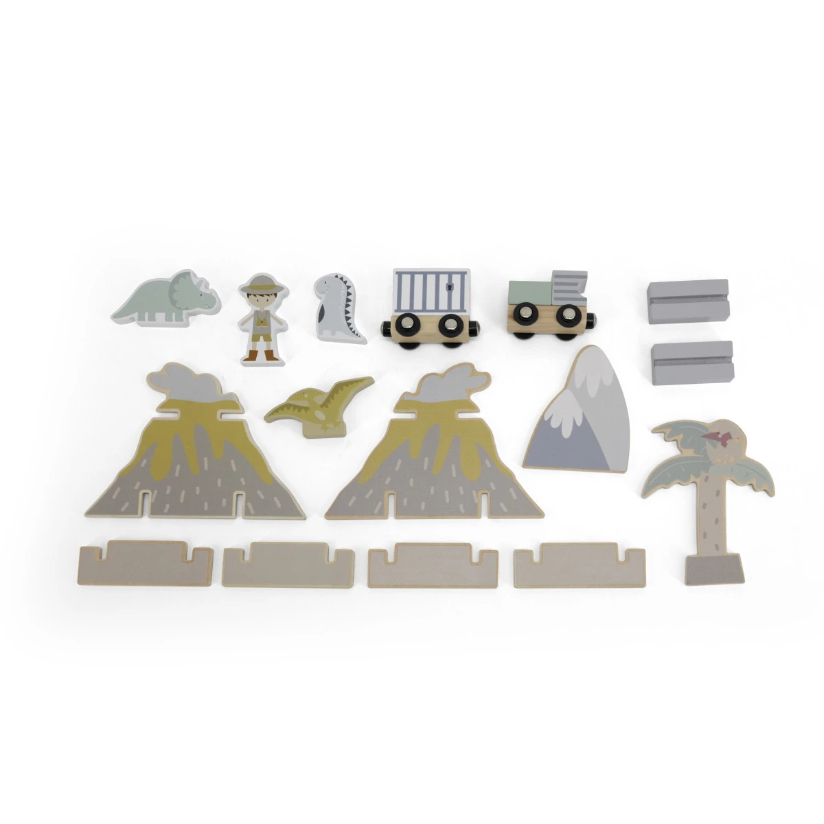 Tryco Houten Treinbaanset - Uitbreidingsset Dino's TR-353078 - Afbeelding 3