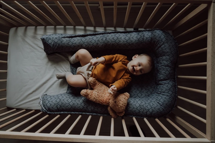 Zaffiro Beige Leaves Babynest 0978 - Afbeelding 7