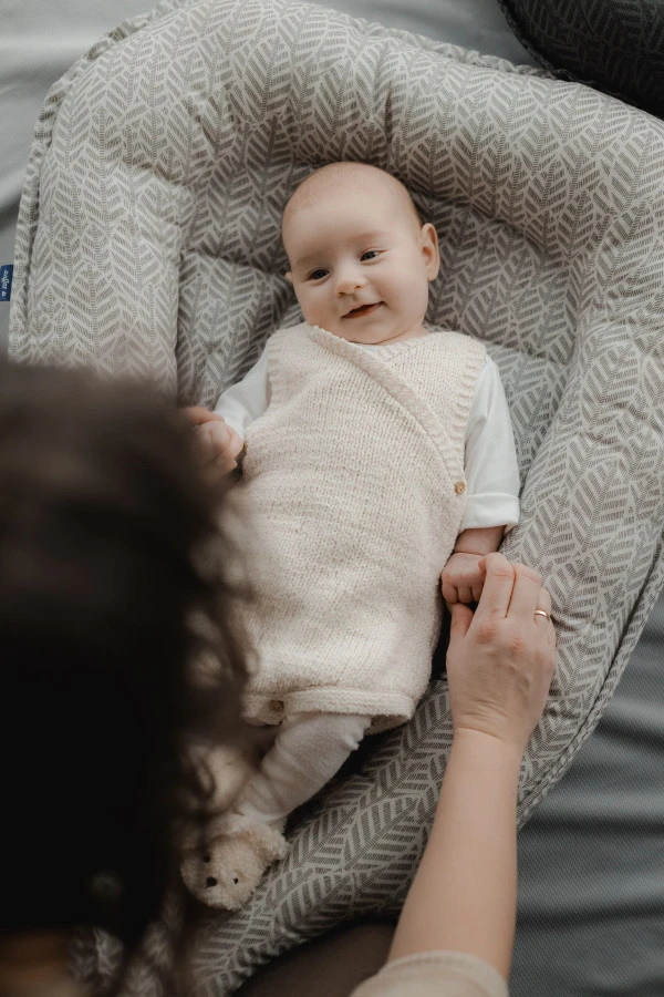 Zaffiro Beige Leaves Babynest 0978 - Afbeelding 6