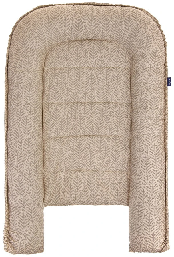 Zaffiro Beige Leaves Babynest 0978 - Afbeelding 3